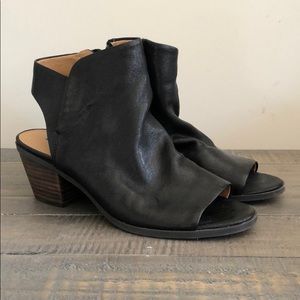 Lucky Brand open toe booties